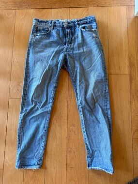 Moussy Light Blue Straight Leg Jeans
